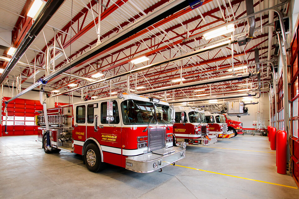 Allendale Fire Station Apparatus Bay