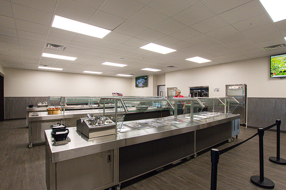 Grace Adventures Lakeview Commons Serving Line Area