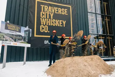 Traverse City Whiskey Co. Breaks Ground on First-of-Its-Kind Craft Whiskey Production Facility in Traverse City, Michigan